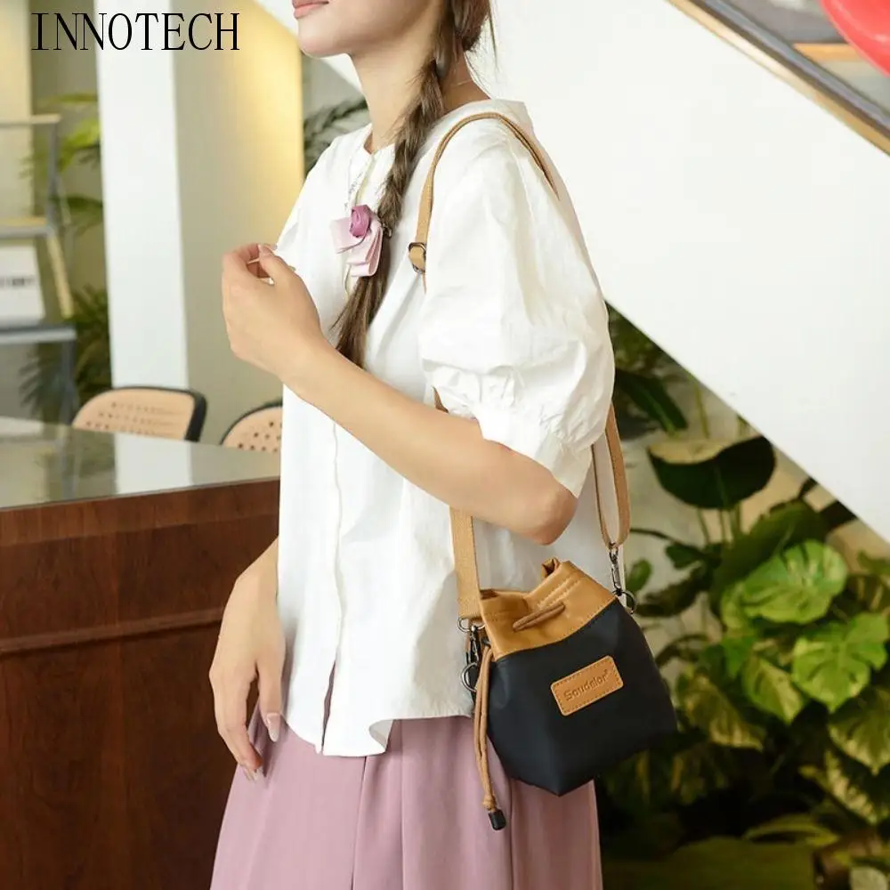 

Износостойкая сумка через плечо для хранения камеры, мягкая с 3 вставными карманами, сумка на шнурке для зеркальной фотокамеры, водонепроницаемая флисовая подкладка