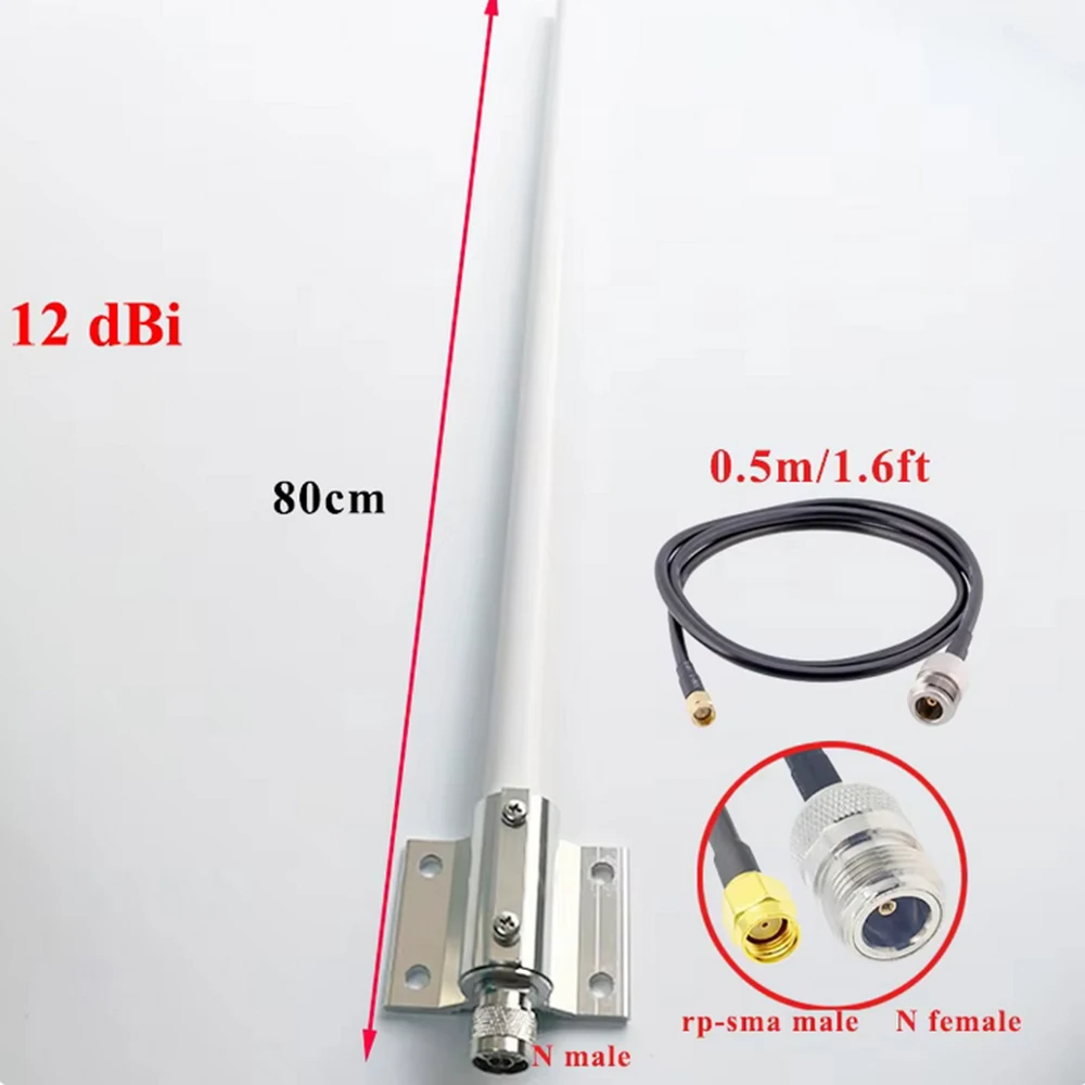 

Dual Band 2.4GHz,5.8GHz WiFi Antenna,12dBi high gain, for PC Desktop PCI/PCIe WiFi & Bluetooth Cards & Wireless Routers