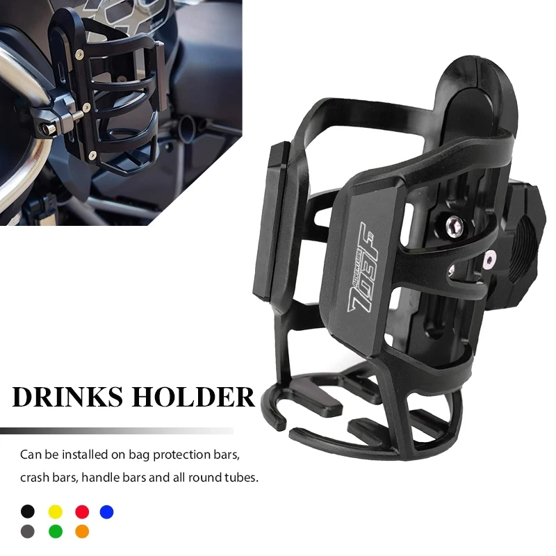 

New Cup Holder For ZONTES 703F ZT703F ZT368G zontes 703f Motorcycle Water Bottle Drink Cup Holder Stand Mount boats watercraft