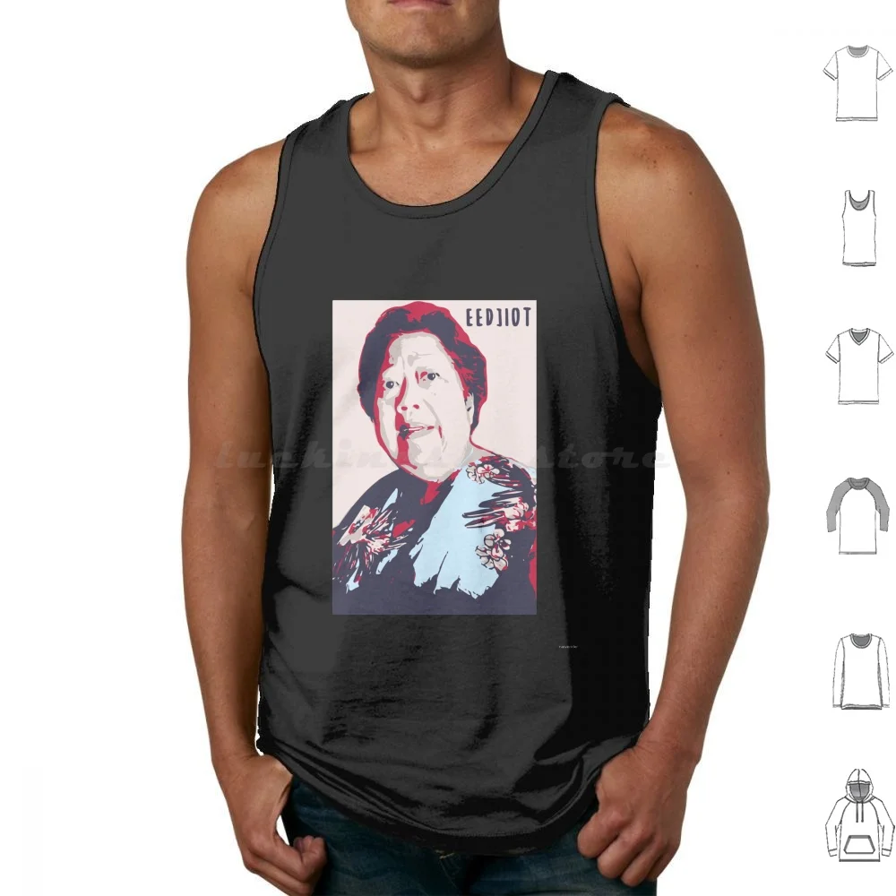 

Eedjiot! Mama Lulu Tank Tops Print Cotton Eedjiot Mama Lulu Otakoyakisoba Olly Mother And Son Humoristic Eedjot