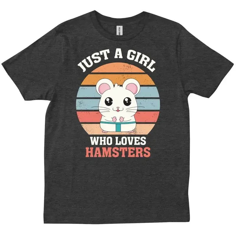 Just A Girl Who Loves Hamsters Hamster Cute Lovers T shirt