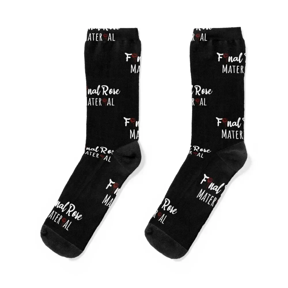 Final Rose Material the bachelor t-shirt Socks kids christmas gifts Socks Man Women's