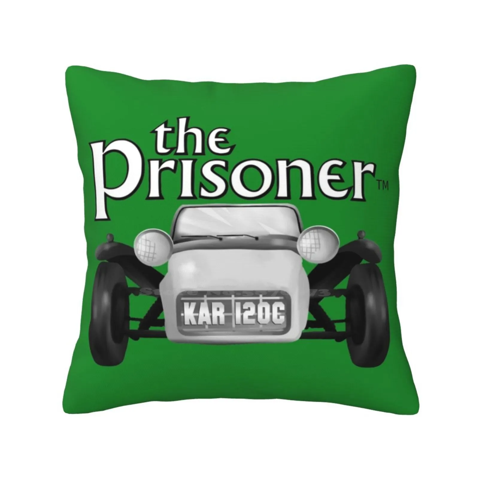 The Prisoner Home Sofa Car Waist Throw Pillowcase Theprisoner The Prisoner Spies Mystery T V Secret Service Science Fiction