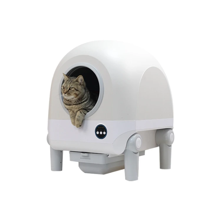 2024 NewAPP Wifi Remote Control Automatic Cat Toilet Self Cleaning Smart Cat Litter Box for Cat Defecation