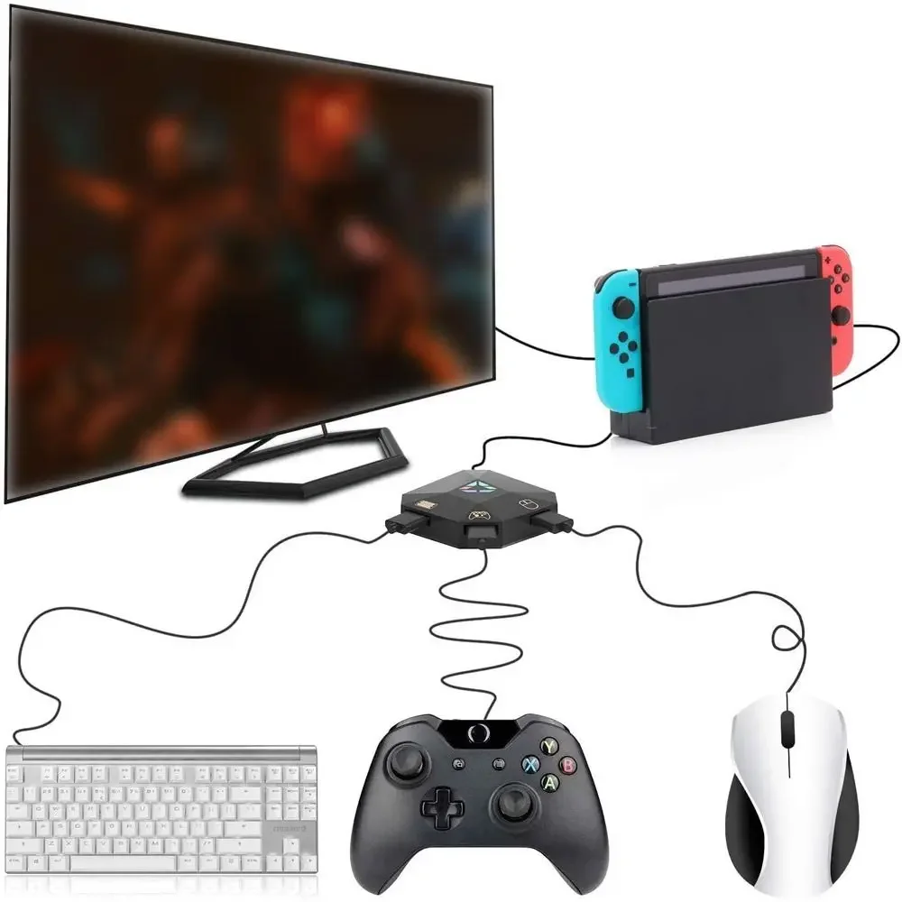 

NEW Keyboard Adapter Mouse Converter USB Connection Game Controller For Nintendo Switch |PS4/PS3|Xbox