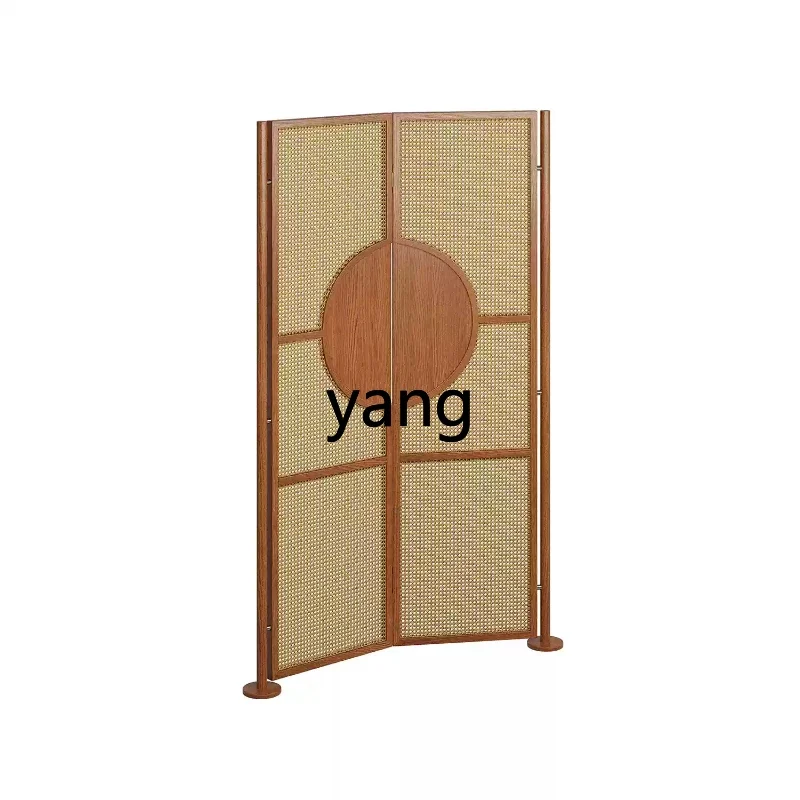 XYY New Chinese Simple Folding Screen Commercial Home Living Room Screen Partition Blocking Curtain Baffle