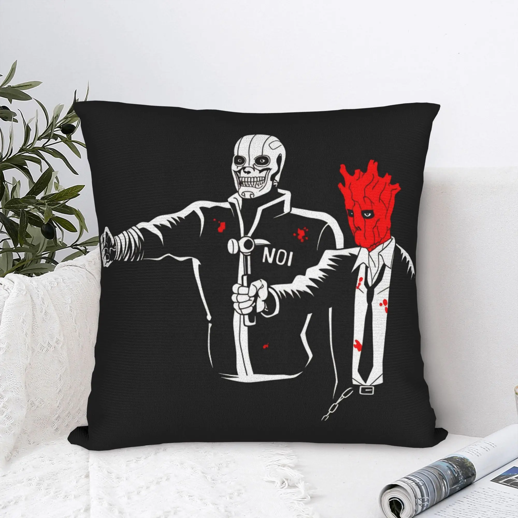 Dorohedoro The Cleaners Pillow Cover  Novelty Pillow Case For Sofa Couch Bed Living Room Soft Cushion Cover Gift