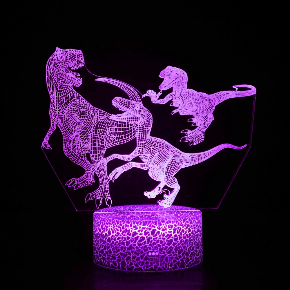 

Nighdn 3D Dinosaur Lamp for Boys Room Decor Night light Birthday Christmas Gift for Kids Dino Toys LED Nightlight Color Changing