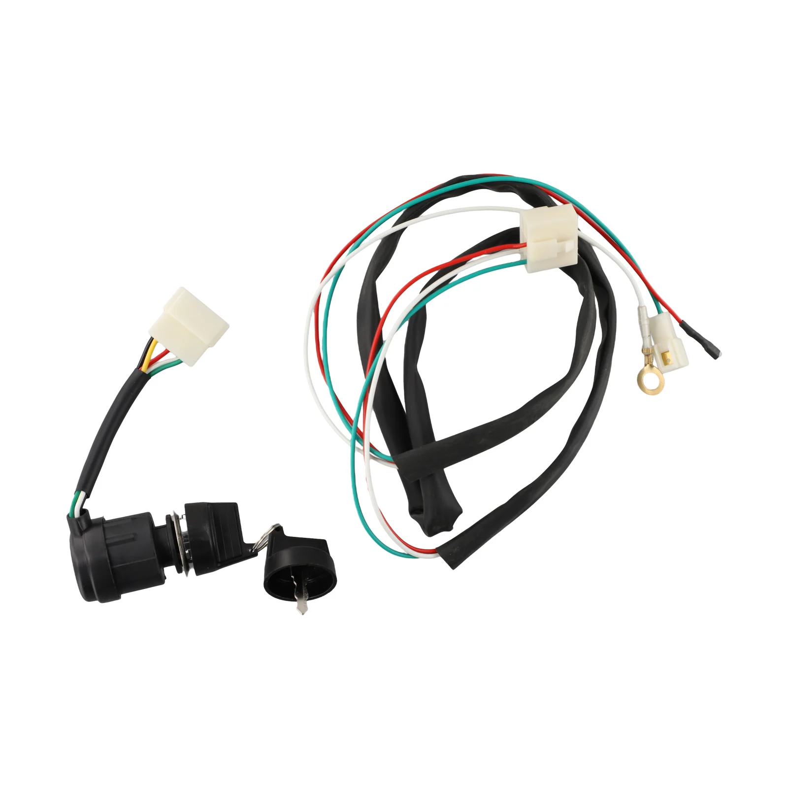 Convenient 5 Wire Switch for Gas Generator Ignition Key Compatible with For 178F186F Diesel Engine Steering Gear