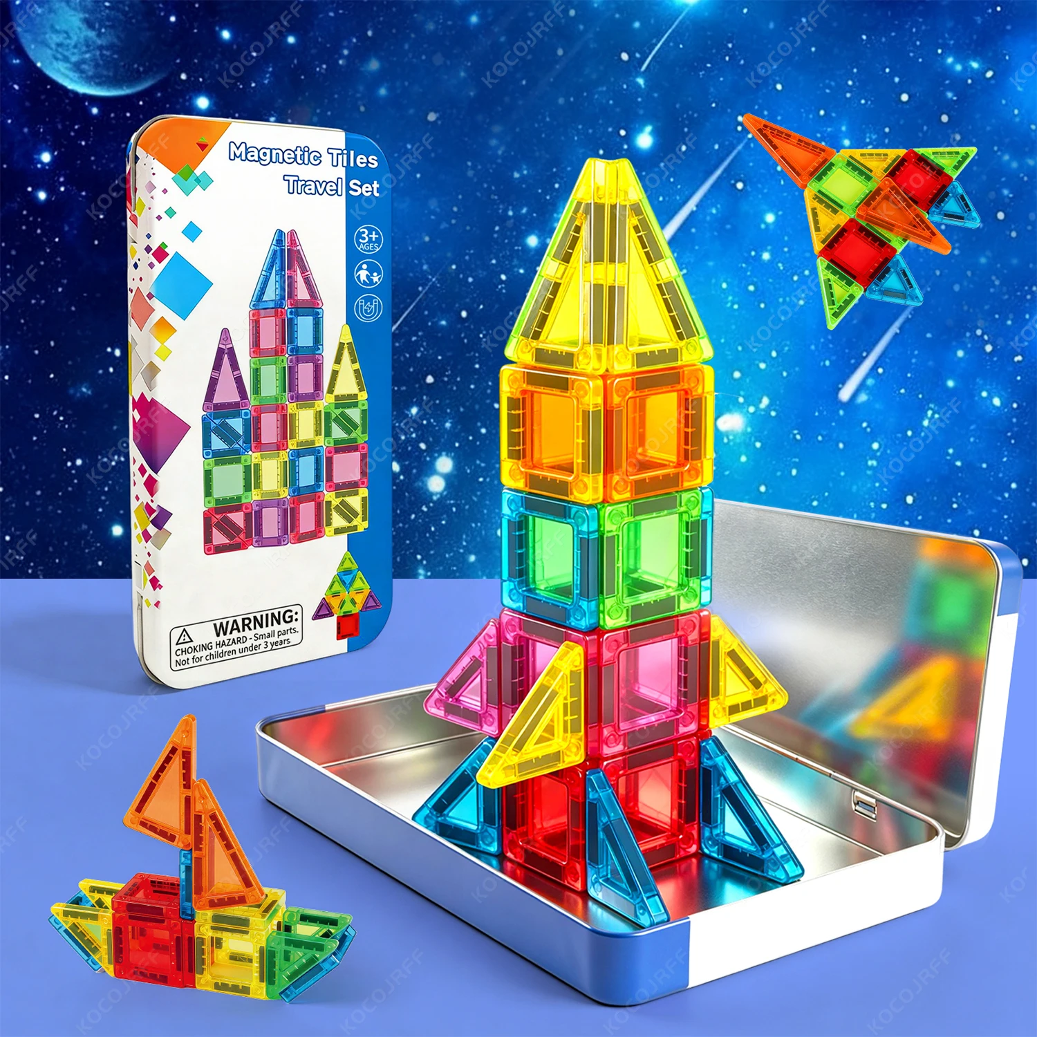 

Mini Magnetic Building Block Toy, Travel Toy Suitable for Children Aged 3 and Up, Portable Magnetic Blocks, Random Colors