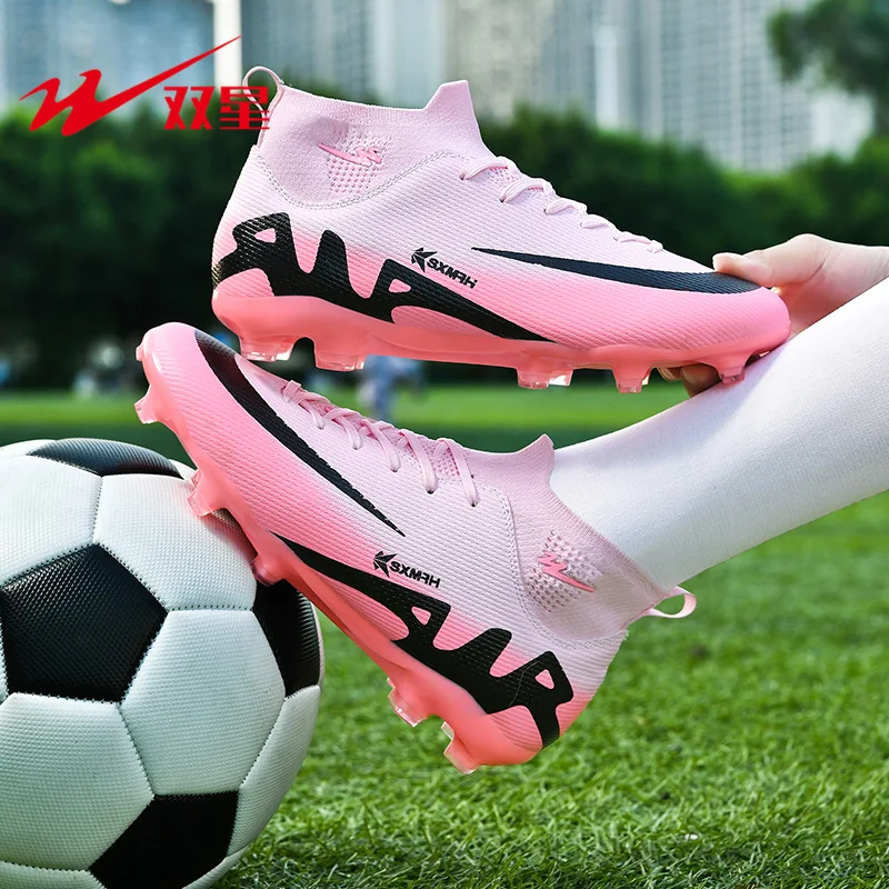 

Новинка 2026, футбольные тренировочные кроссовки унисекс, длинные TF-шпильки для детей, взрослых, студентов, практичная спортивная футбольная обувь