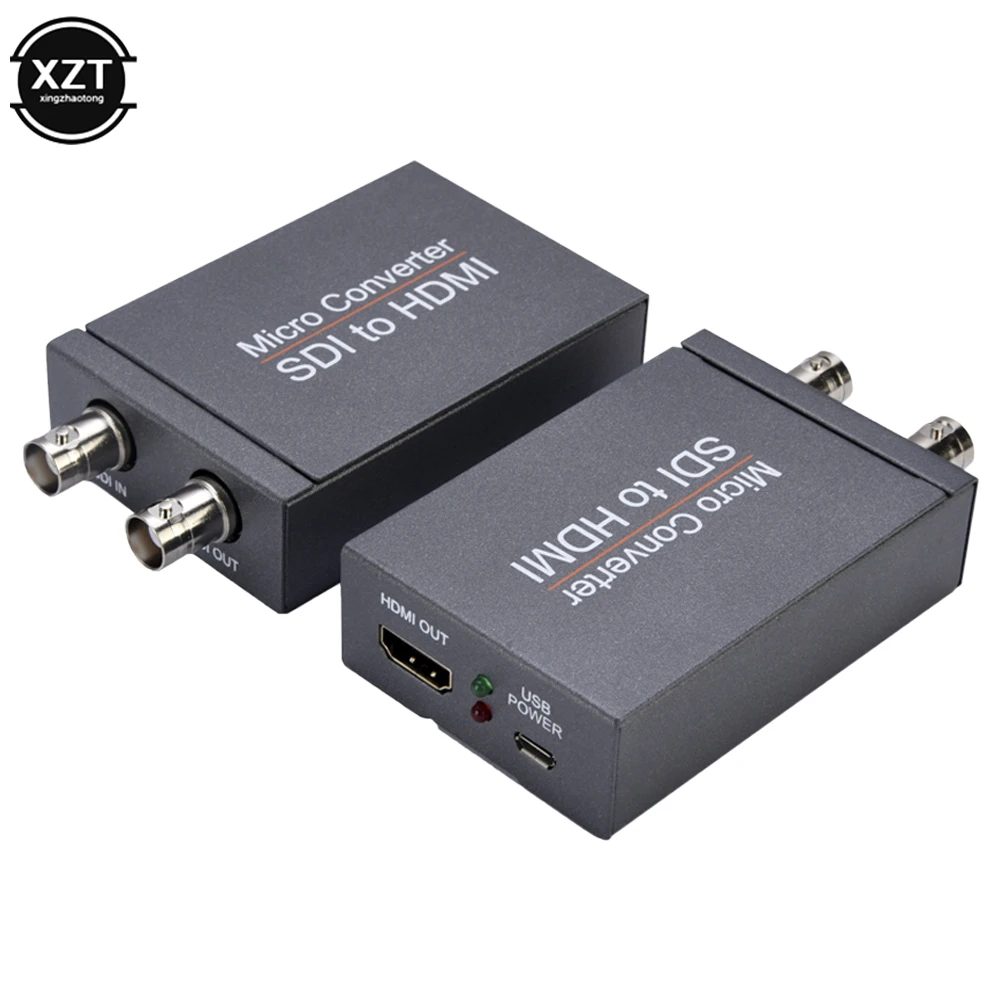 HDMI to SDI Converter 3G/SD/HD-SDI to HDMI Audio Video Converter Adapter Dual SDI for Monitor