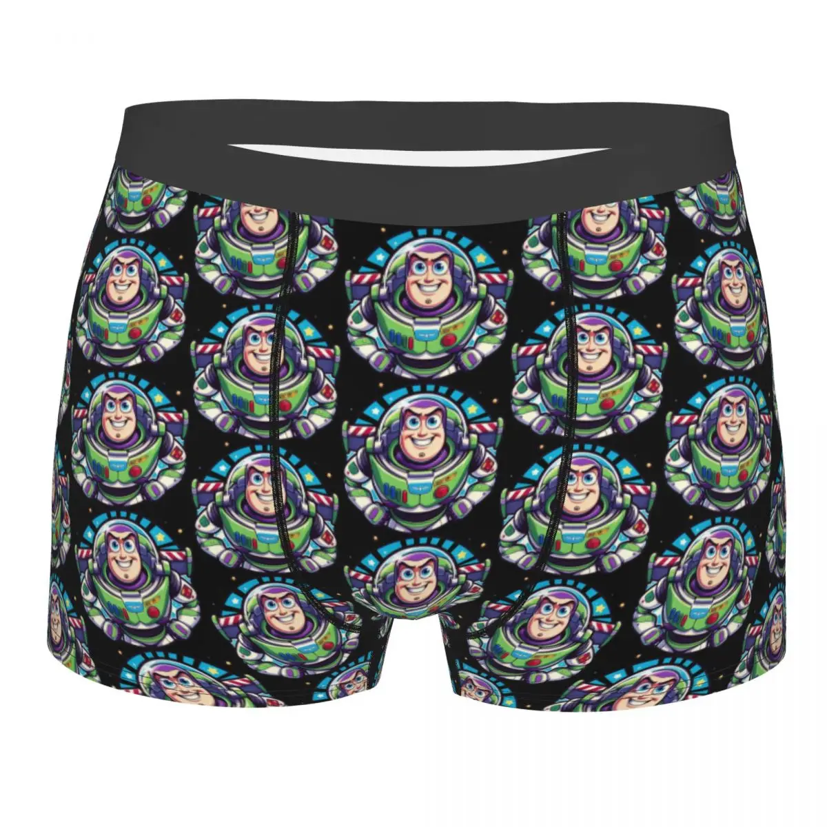 

Custom Cool Toy Story Buzz Lightyear Boxers Shorts Panties Male Underpants Stretch Briefs Underwear