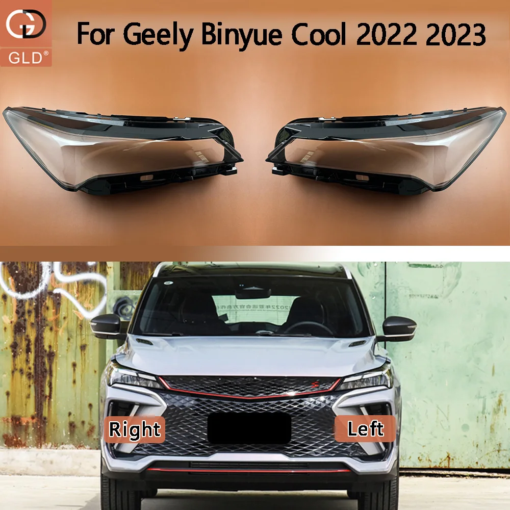 

Headlamp Cover Lens Transparent Lamp Shade Headlight Shell Plexiglass Replace Original Lampshade For Geely Binyue Cool 2022 2023