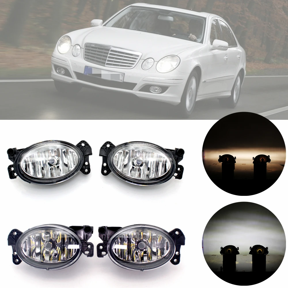 

LED/Halogen Fog Light For Mercedes Benz W211 E320 E350 E550 2007 2008 2009 Front Bumper Fog Light With Wire