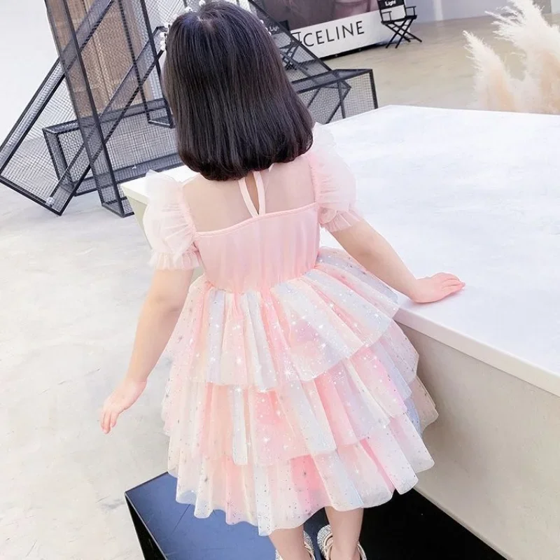 Kids Elegant Princess Dress Girls Dresses for Wedding Evening Party Girl Dress Girl Clothes Girls New Summer Dress 4 6 7 8 Years