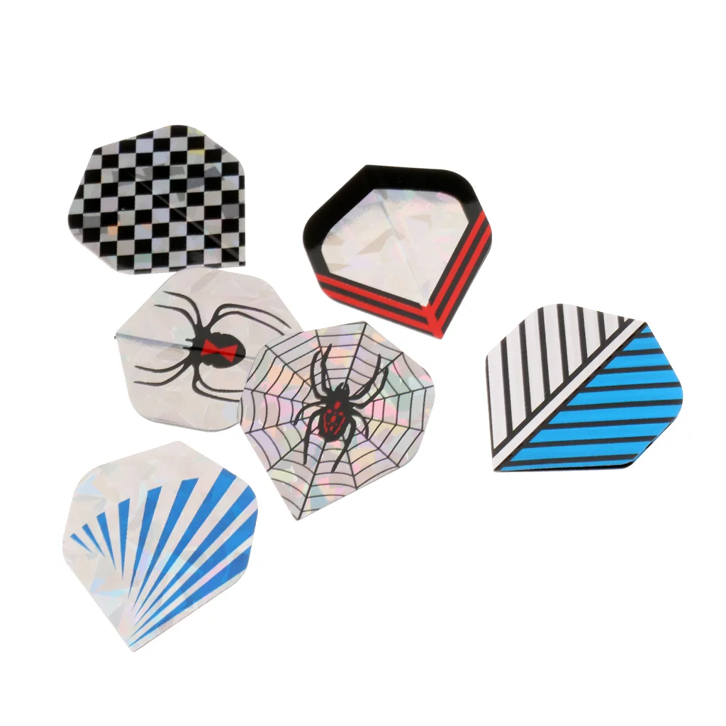 

Dart Accessories 30 Pieces Moulded Dart Flights Standard Shape Spare Parts for Soft and Steel Use