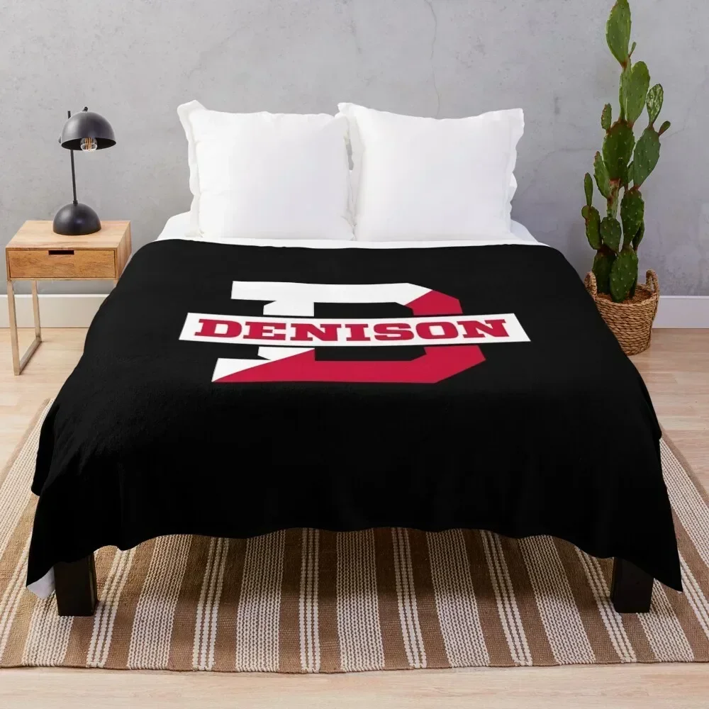 Denison University Throw Blanket Cozy Home Blanket Gift for Christmas Holiday