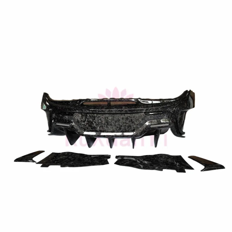 

Used for McLaren 540C 570S upgraded 600LT style forged carbon fiber rear bumper rear diffuser body kit