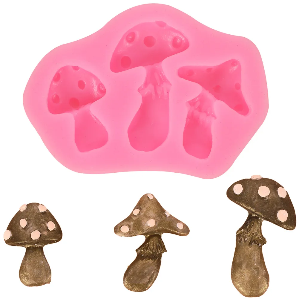 Mushroom Silicone Mold Cake Molds Fondant Molds Sugar Craft Chocolate Moulds Tools Cake Decorating