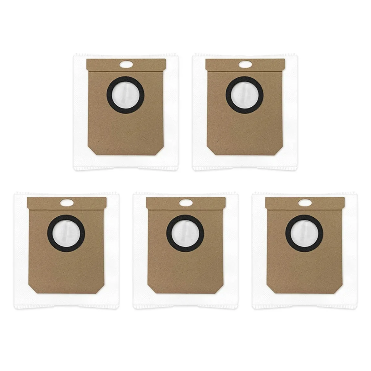 5PCS for Conga Home Roidmi EVE CC / Conga 10000 8090 Ultra 9090 AI / Eufy L50 L60 SES/Everybot Q5 / Haier H9+ Dust Bags