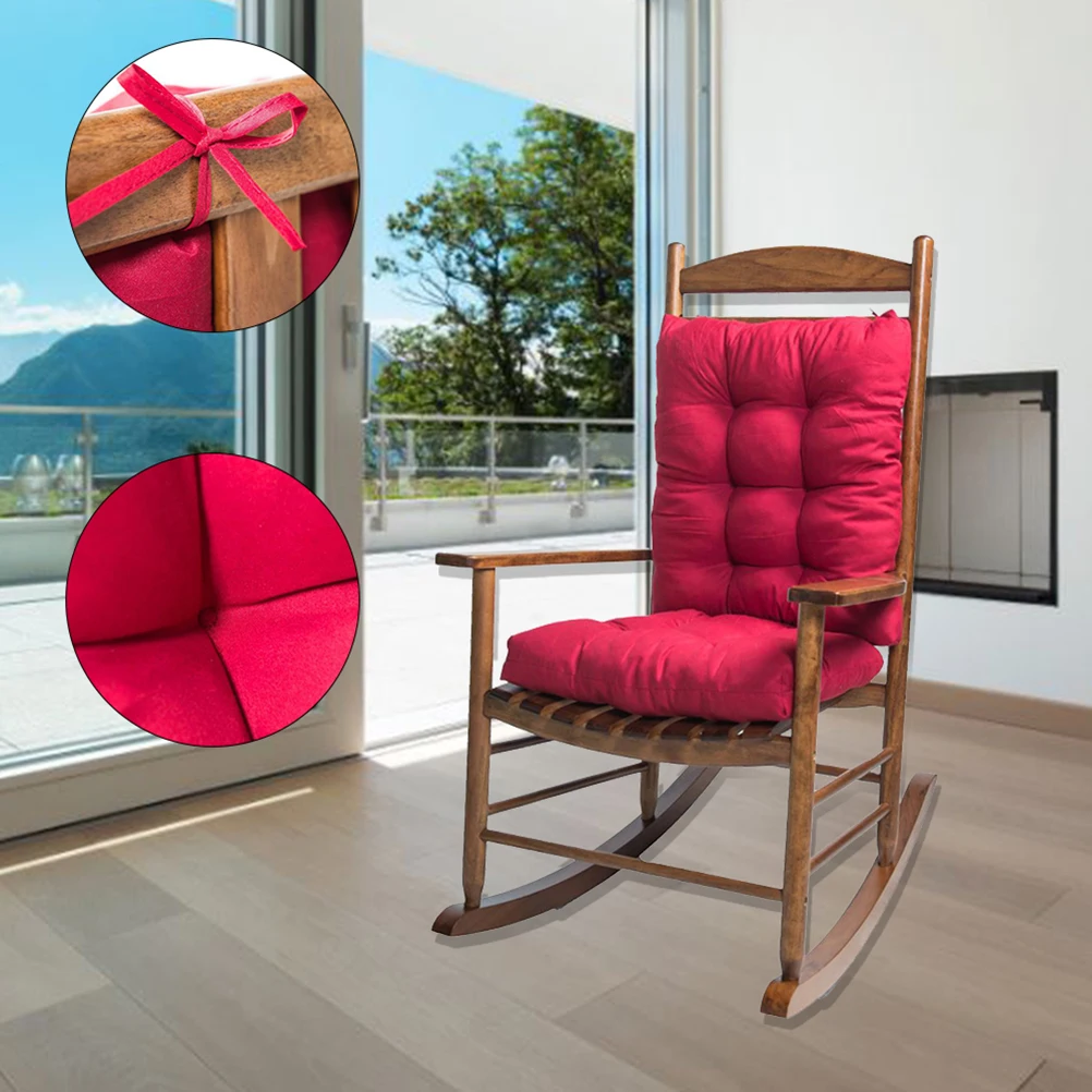 

Rocking Chair Pad Soft Non Slip Multi Purpose Rocking Chair Cushion Washable Anti Ultraviolet for Garden