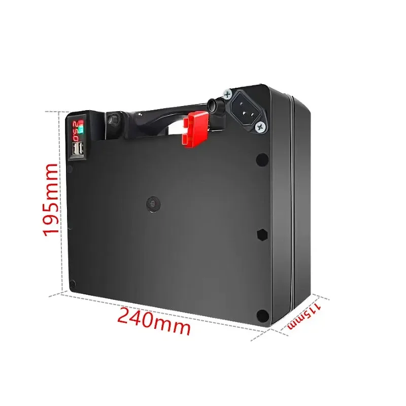 24V 22000mAh electric wheelchair lithium battery, elderly mobility scooter battery, Beizhen nine round lead-acid lithium battery - Image 4