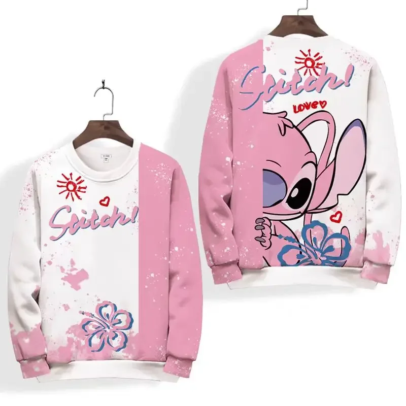 2025and autumn cartoon anime couple pullover stitch Ohana casual sweater spring and autumn children's clothing jacket