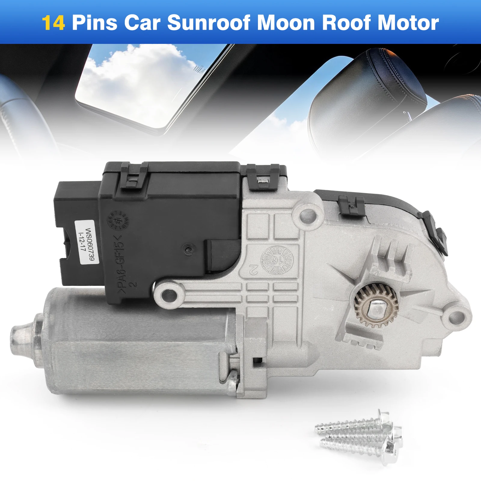 14 Pins Car Sunroof Moon Roof Motor BB53-15B689-AB, BB5Z15790D, BB5Z15790A For Ford Explorer Sport Utility 2011-2017