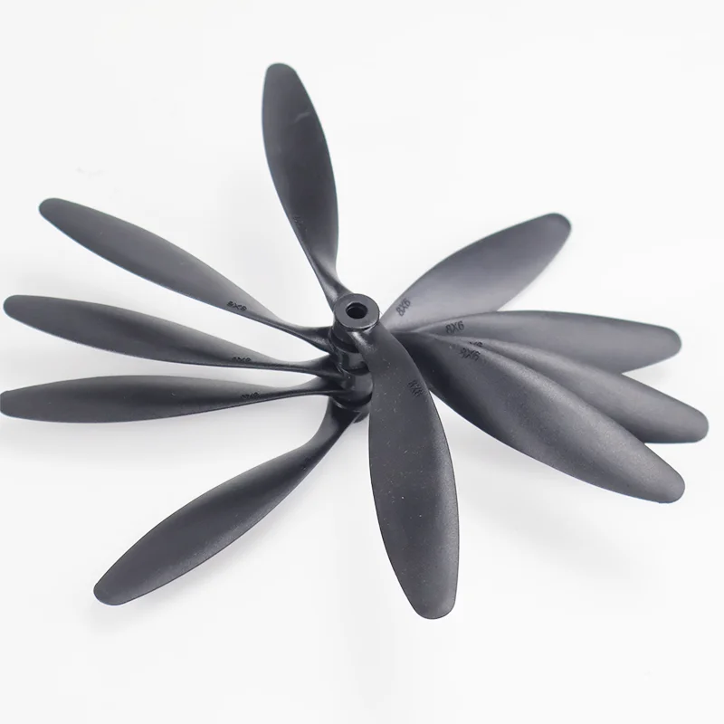4 unids/lote 8060 hélices de utilería para RC avión Quadcopter perfecto 8x6 RC avión hélices cuchillas juguetes ampliar piezas de prueba DIY