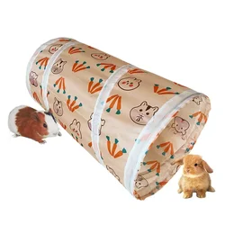 Guinea-pig Rabbit Tunnel-tube Toys Bunny Hamster Hideout Small Animal Activity Tunnels Hideaway Foldable Accessoies Pet Items