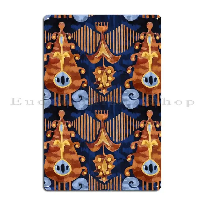 Balinese Pattern 06 Metal Plaque Poster Retro Garage Decoration Wall Decor Designer Sign Tin Sign Poster