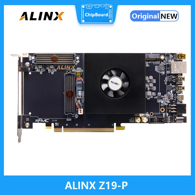 ALINX-Z19-P: Xilinx Zynq UltraScale + MPSoC PCIE AI Conselho de Desenvolvimento FPGA, Placa Demo XCZU19EG