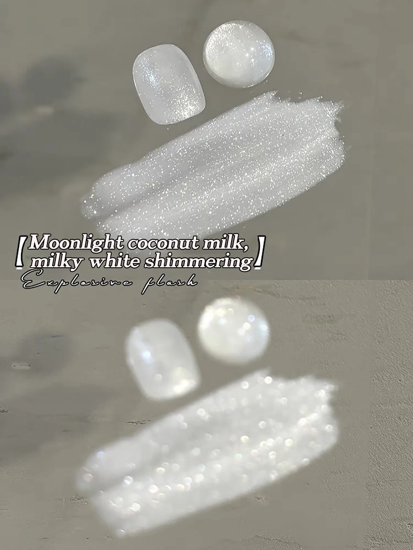 1 stks WS Lente Zomer Nagels Roze Wit Glitter Gel Nagellak 2025 Nieuwe Stijl Super Flash Super Heldere Gel nagelsalon Nail Art