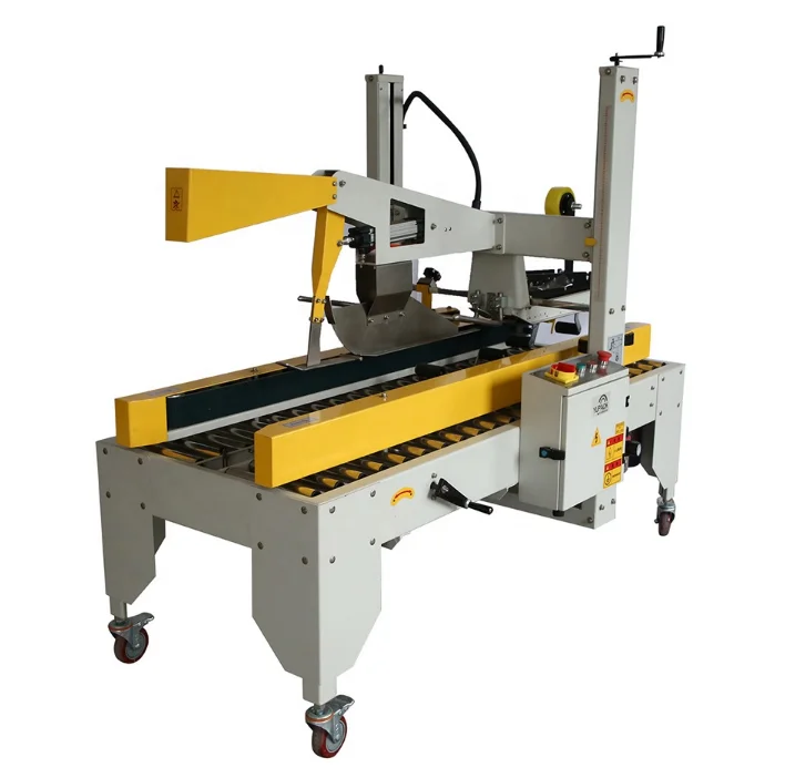 

High Speed Automatic Large Square Food Carton Box Folding Closing Tape Packing Sealing Machine Case Sealer