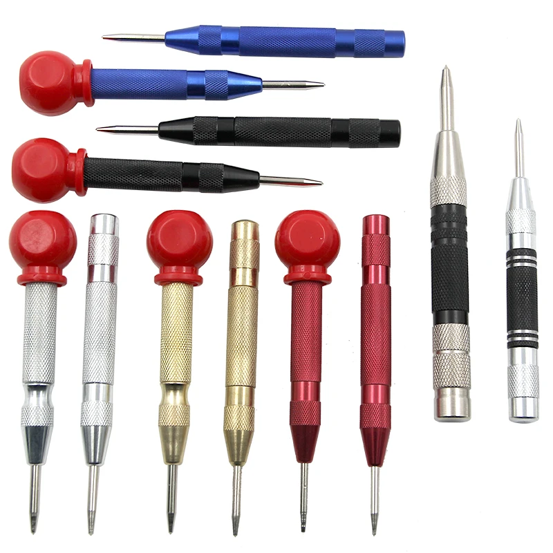 Automatic Spring-type Center Punch Locator Glass Striker Window Breaker Punch Punch Centering Punch Tool