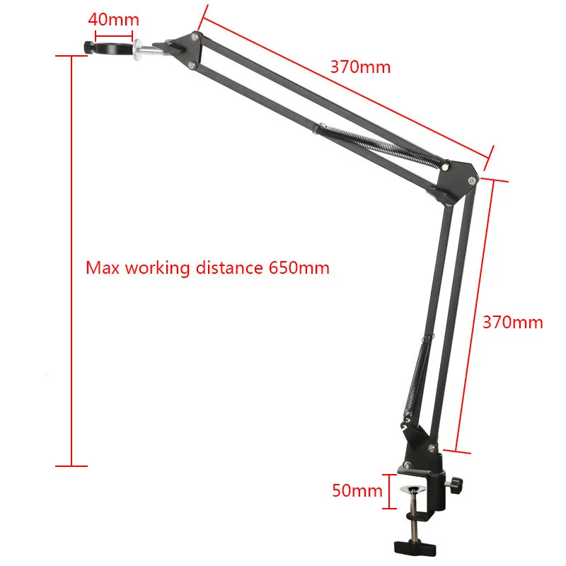 Eakins 1080P HDMI VGA Digital Video Microscope Camera Industrial Adjustable 130X C mount Lens 56 Ring Light For PCB Phone Repair