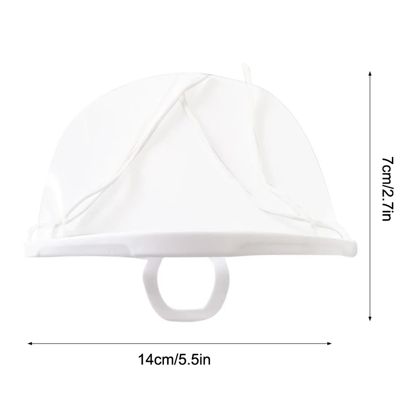 B*New 20PCS Clear Plastic Catering Mask Hotel Beauty Chef Waiter Protective Mask Reusable Visible Splash Proof Mask