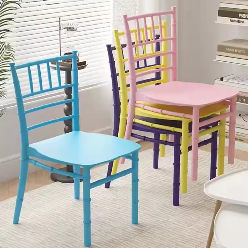 Hurtownia Nowoczesne Tanie Krzesła Dziecięce w Stylu Skandynawskim na Przyjęcia, Różowe Plastikowe Krzesła Dziecięce na Imprezy