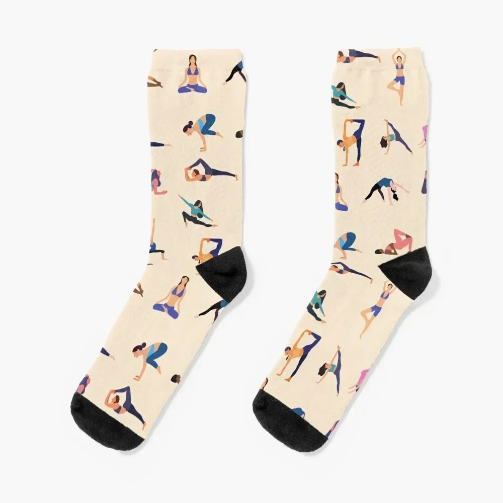 

Yoga Class in all Forms Socks new in's Wholesale cotton luxe Socks For Women Men's