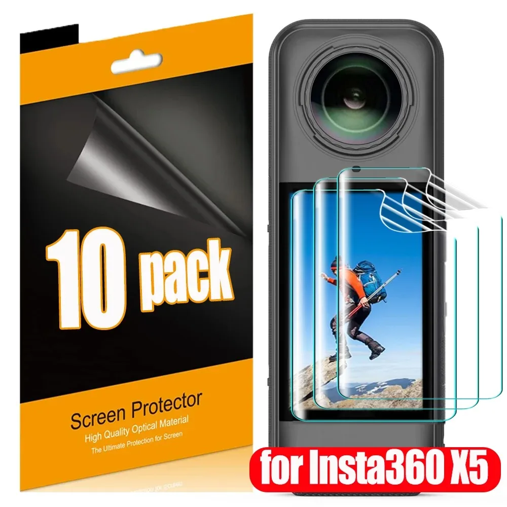 1-10pcs Hydrogel Film Screen Protectors for Insta360 X5 Camera Anti-Scratch Front Protective Films Full Coverage Films Not Glass