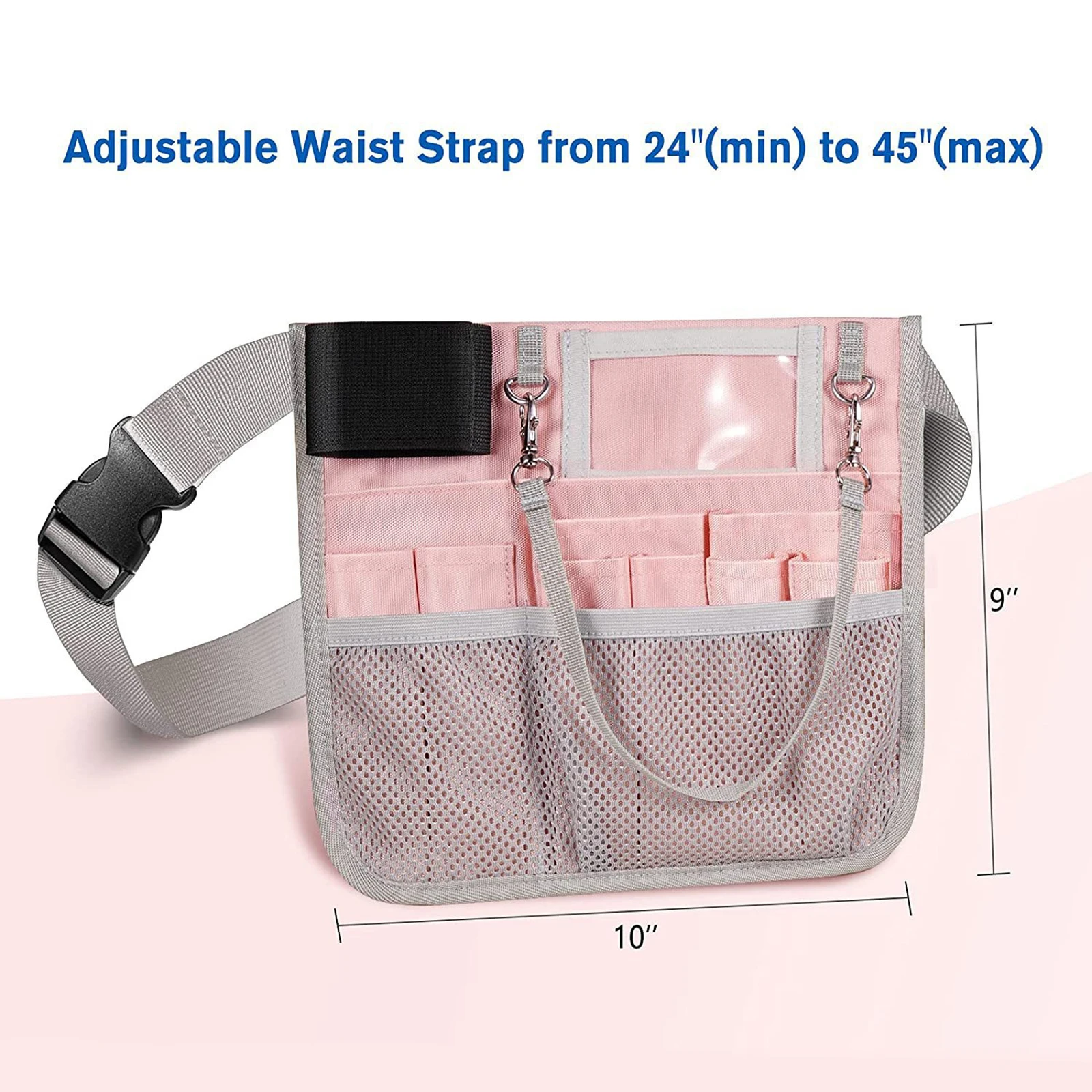 Nurse Fanny Pack for Women Durable Multi Compartments Oxford Fabric Nurse Waist Pack Nursing Bag Nurse Waist Organiser Belt