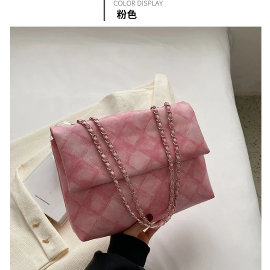 NEW Pink Ancient Trend Girl Woman Messenger Shoulder OL PU PVC Leather Women Lady Bags Fashion Handbag Purses Tote Bags