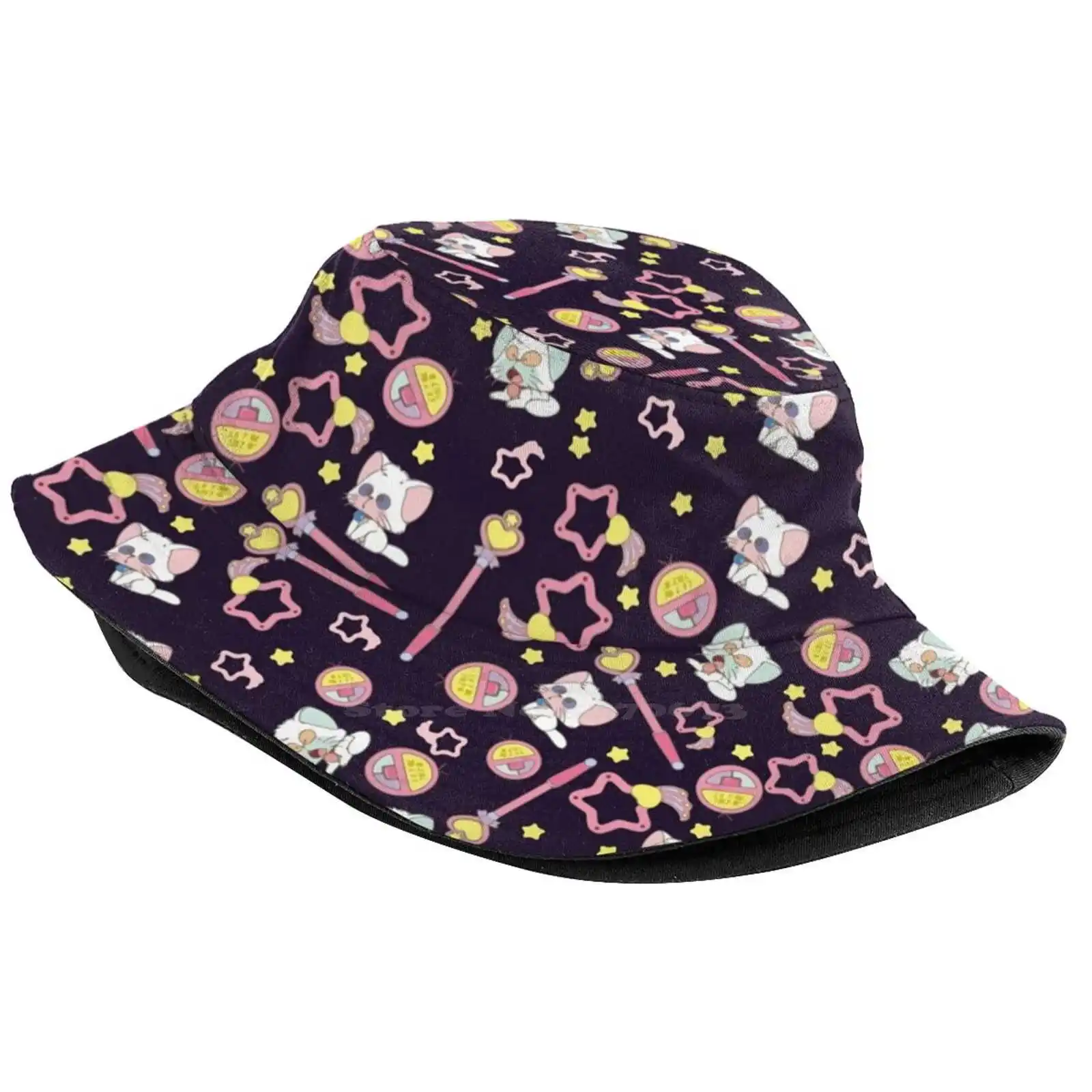 Creamy Mami-Texture Fisherman\'S Hat Bucket Hats Caps Creamy Mami Maho No Tenshi Studio Pierrot Anime Manga Japan