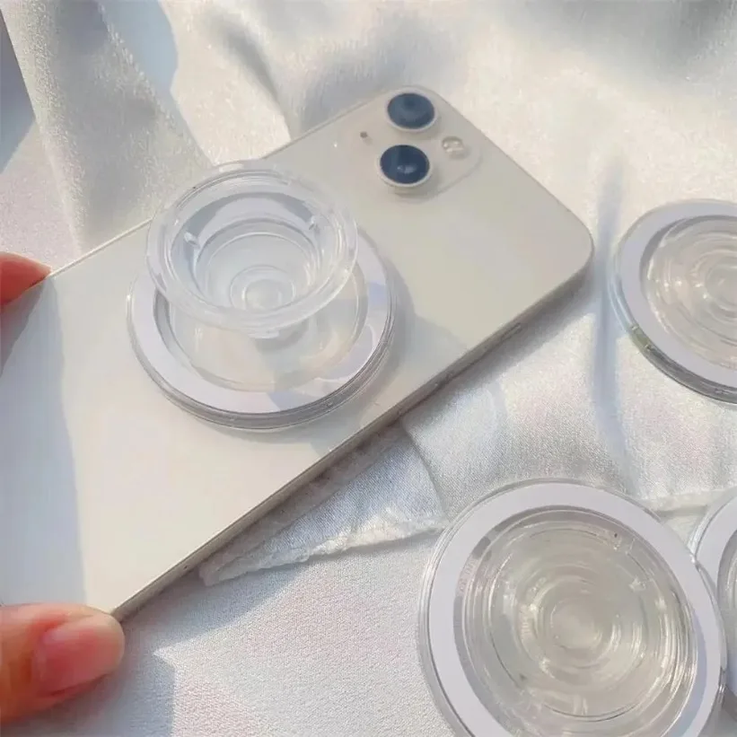 حامل مقبض الهاتف المحمول المغناطيسي القابل للطي، دعم الجيب لهاتف Magsafe IPhone Mac Samsung Safe Ring Finger Expanding Stand