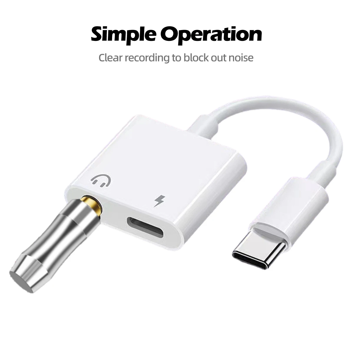 ميكروفون محمول عالي الجودة 3.5 ملم صوت معدني التوصيل تسجيل غمبد البث المباشر ميكروفون للهاتف المحمول PS4