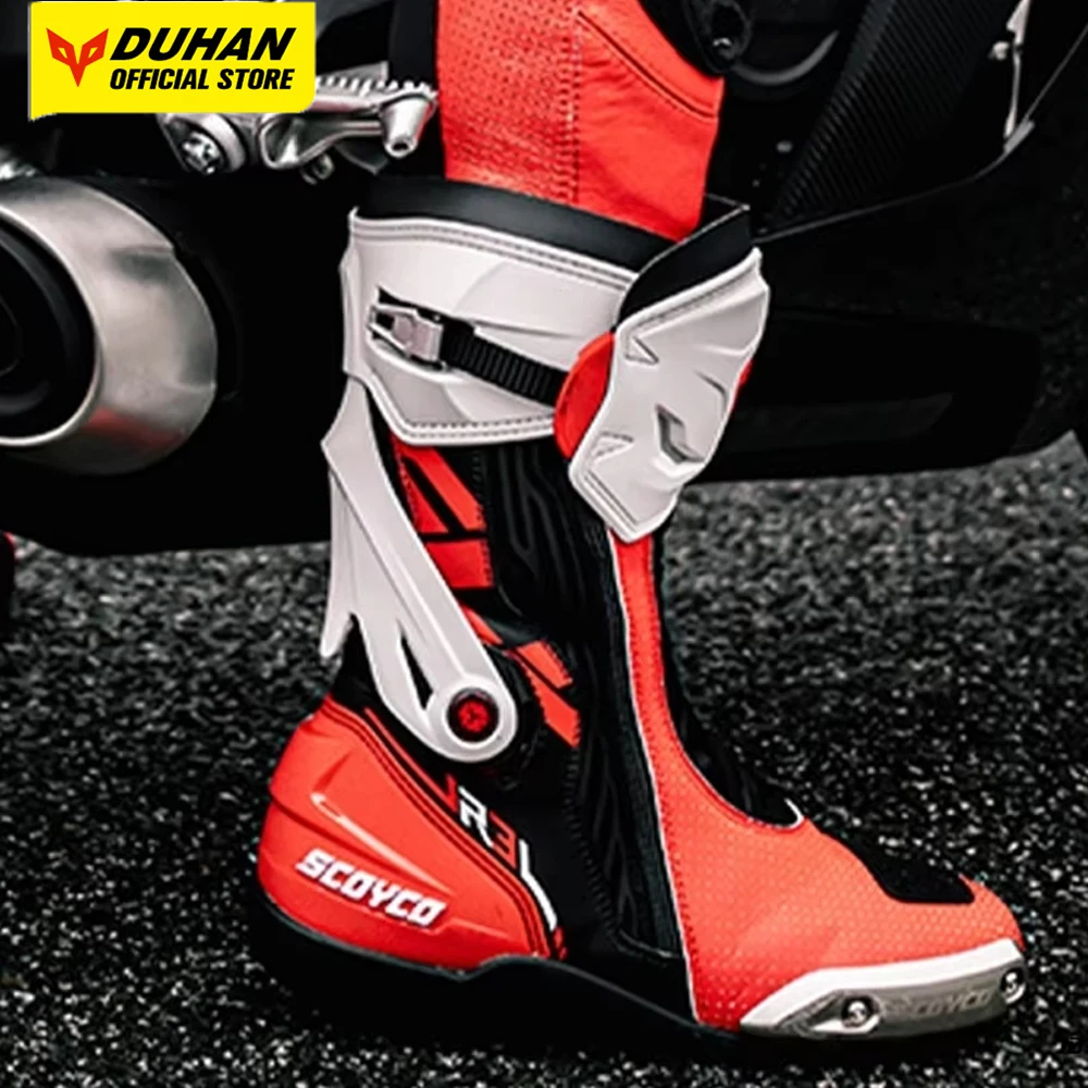 

Мужские мотоциклетные ботинки для бездорожья, защитная обувь для мотоспорта и путешествий