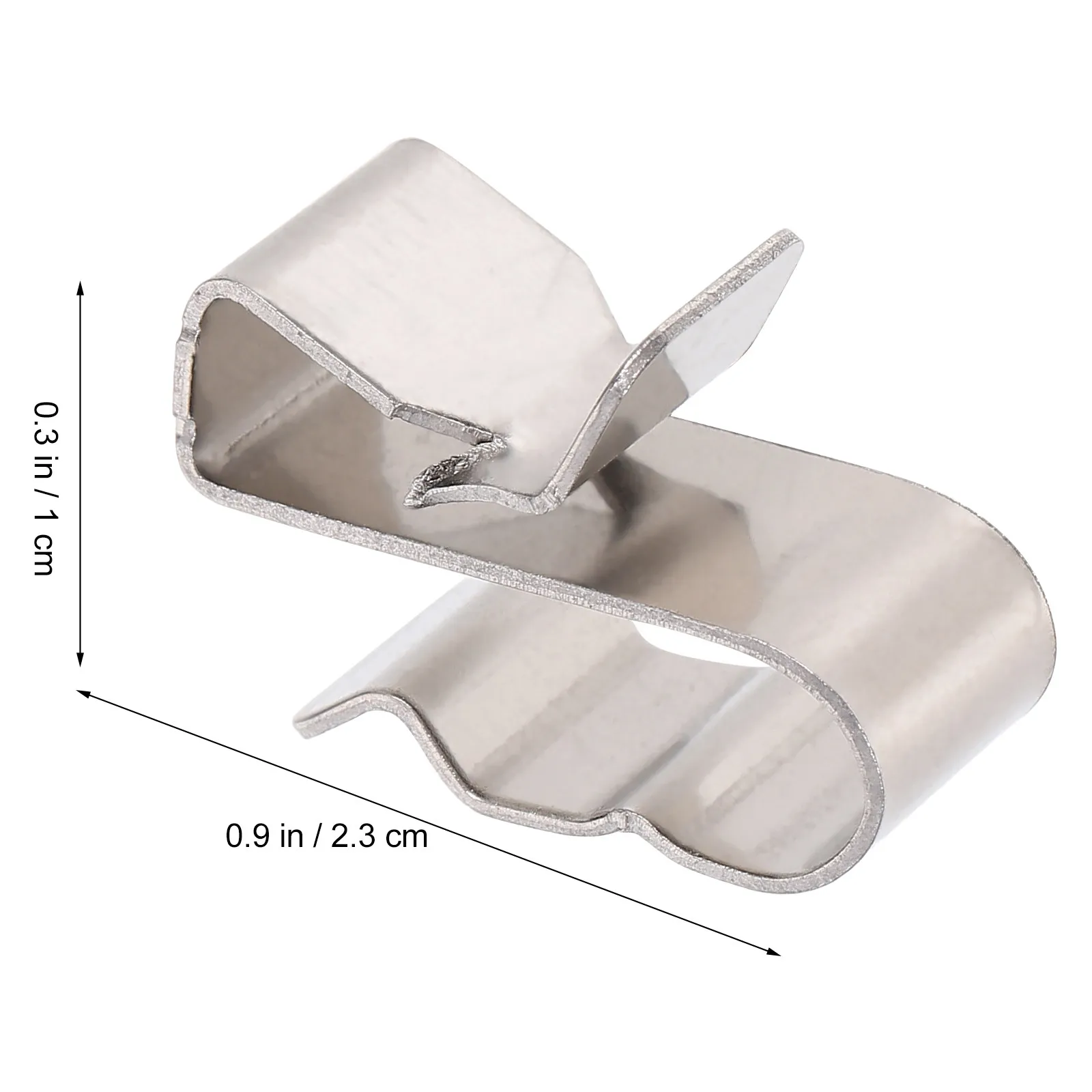 1Set Stainless Steel Wire Rope Clips Solar Panel Cable Clamps Easy Install Solar Power Wire Clamp Clips Trailer Frame Cable