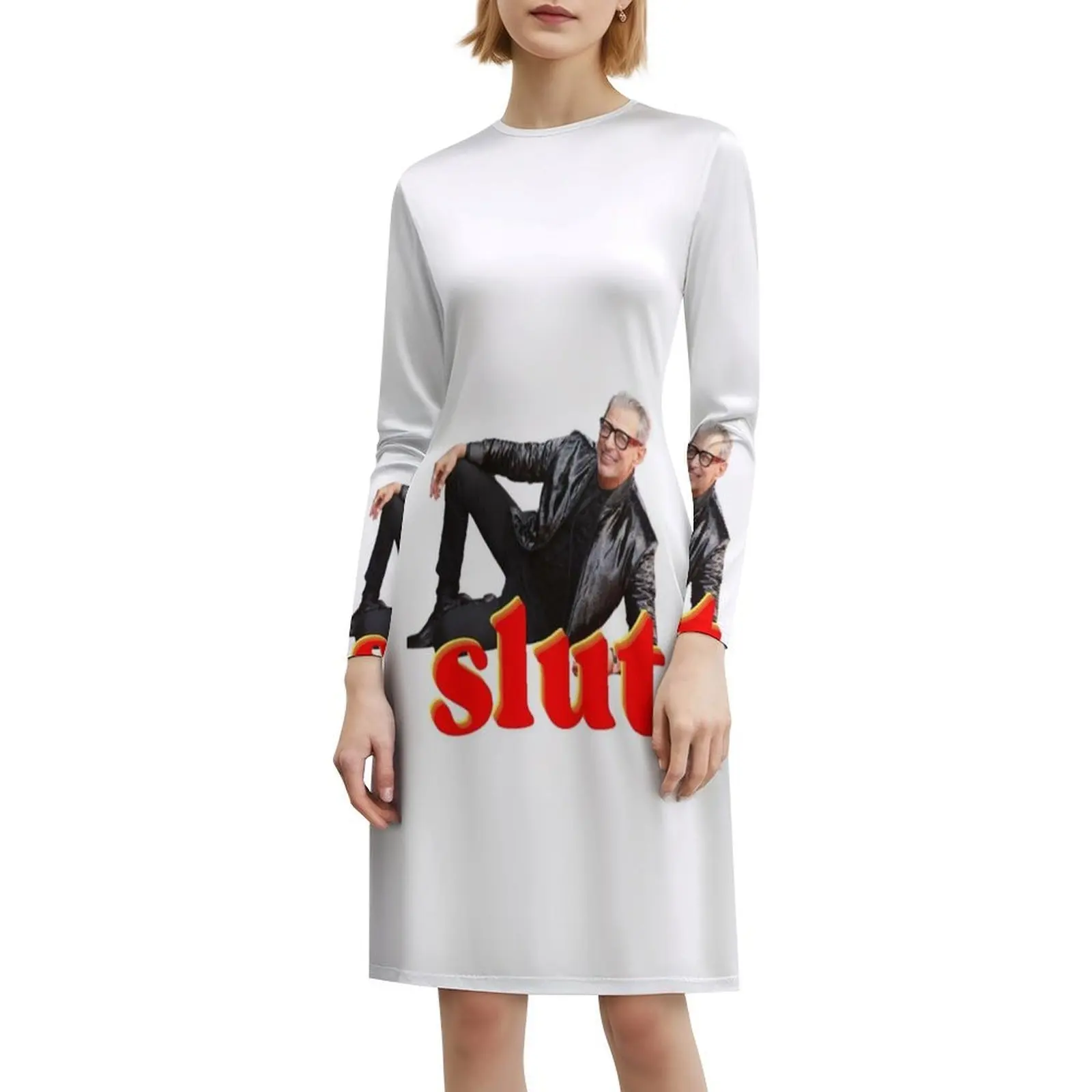 فستان Jeff Goldblum للسيدات للحفلات ملابس الشارع العصرية المطبوعة ملابس النادي للإناث Jeff Goldblum Jeff Goldblum Jeff للسيدات #6