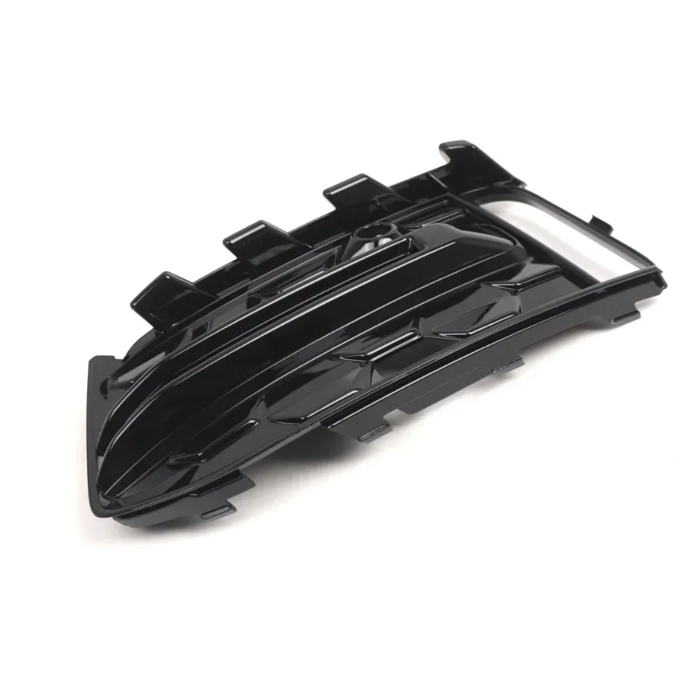 For Audi A6 S-line 2019-2022 S6 C8 2020-2022 LH/RH Front Fog Light Cover Refit Shiny black 4KD807647 E  4KD807648E